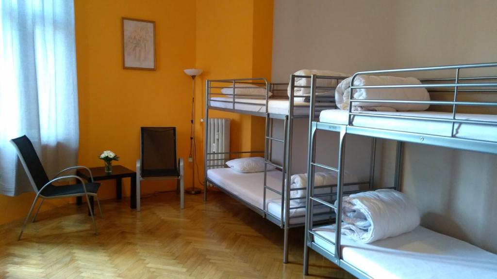 Posteľ alebo postele v izbe v ubytovaní Bubble Hostel