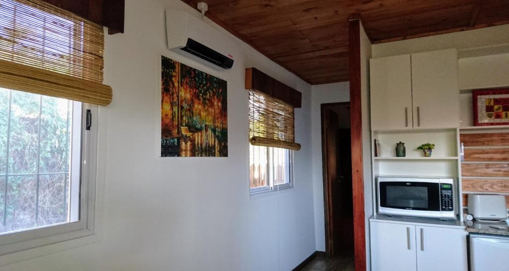 Kuchyň nebo kuchyňský kout v ubytování Cabañas 57