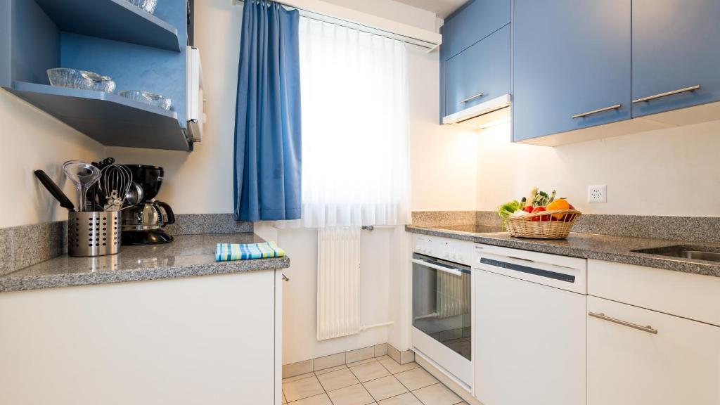 Kuchyň nebo kuchyňský kout v ubytování Haus Aristella