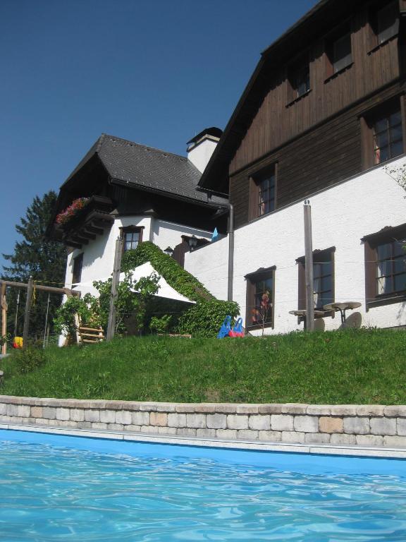 Bazén v ubytování Landhaus Seebacher nebo v jeho okolí