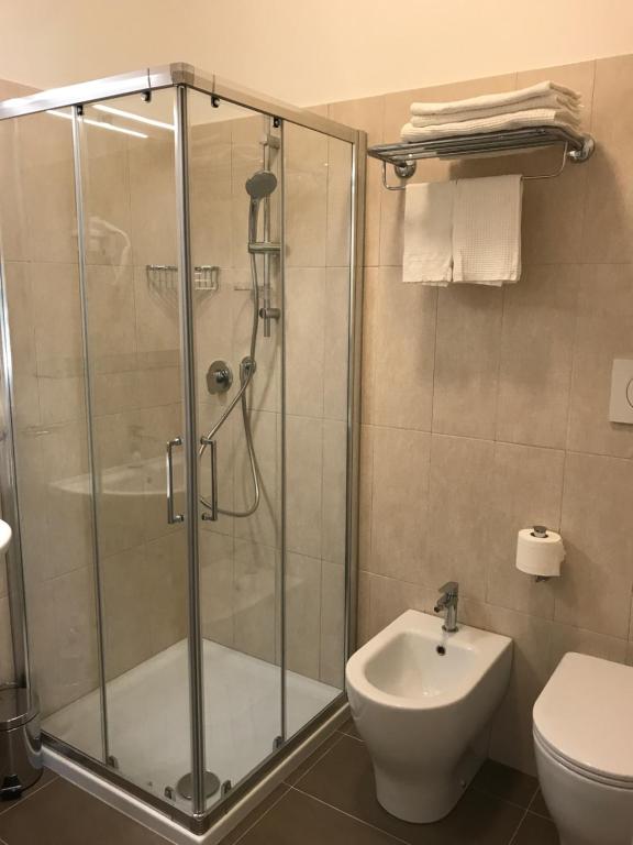 Koupelna v ubytování Hotel Annita Cervia