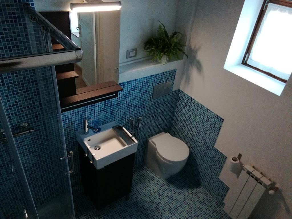Koupelna v ubytování B & B Via di Mezzo