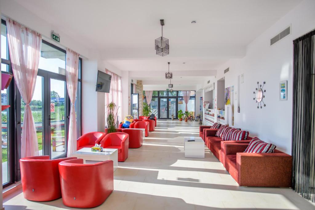 Гостиная зона в Hotel Vis
