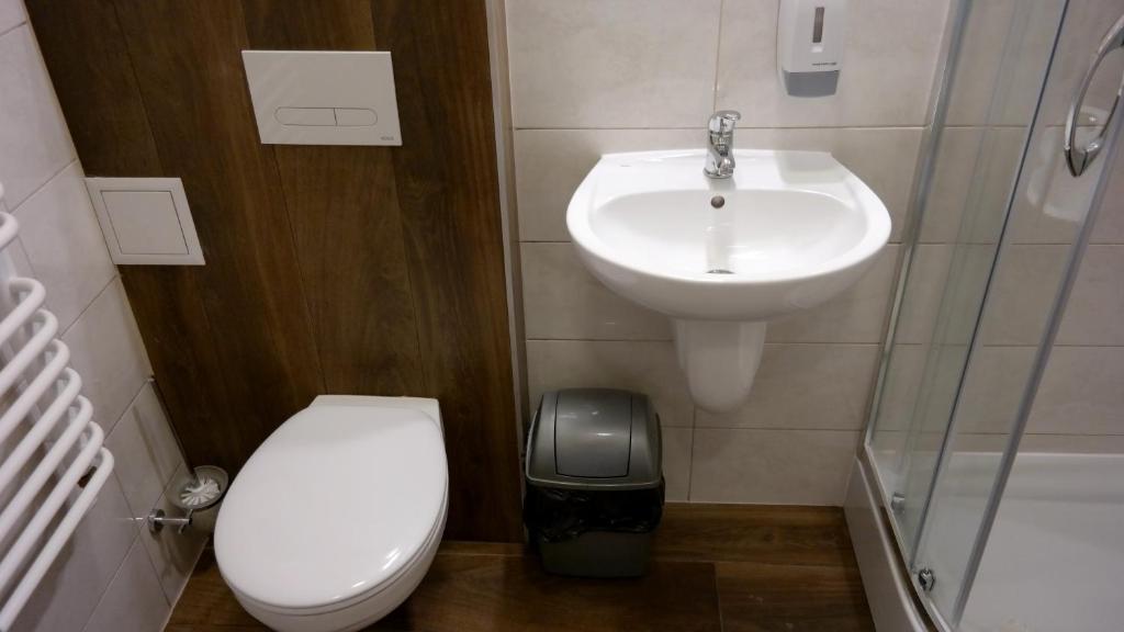 Kúpeľňa v ubytovaní Ośrodek SCSK Optima