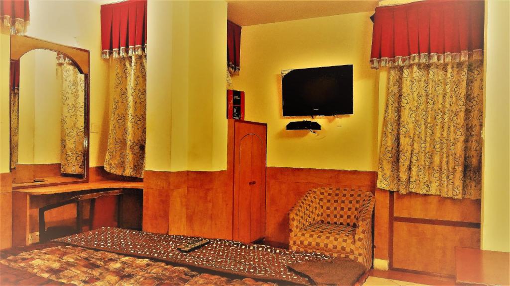 TV a/nebo společenská místnost v ubytování Hotel Kwality