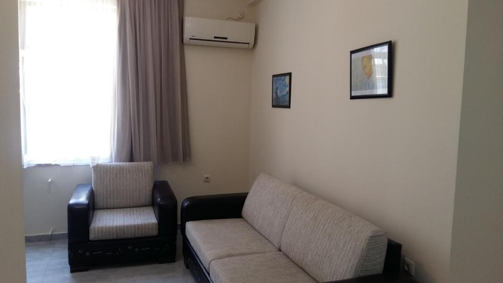 Posezení v ubytování Guest House Kldiashvili