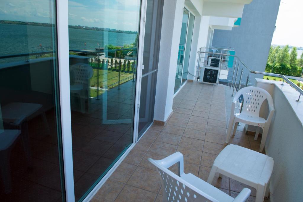 Balkón nebo terasa v ubytování Hotel Romantic