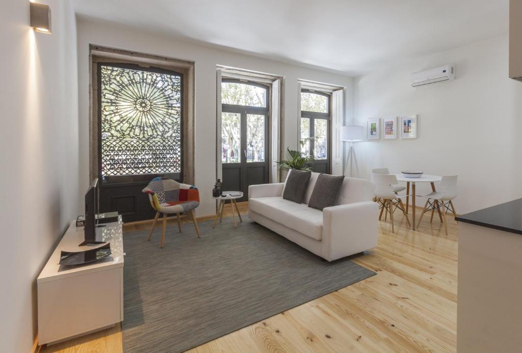 Posezení v ubytování BO - Marquês Apartments