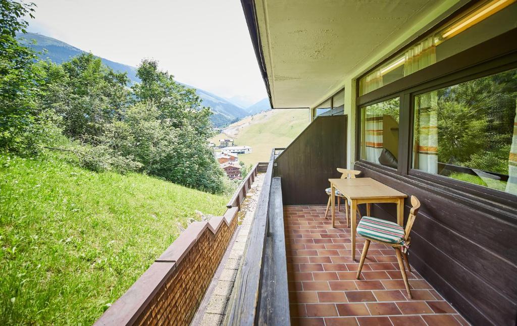 En balkon eller terrasse på Appartements Alpin