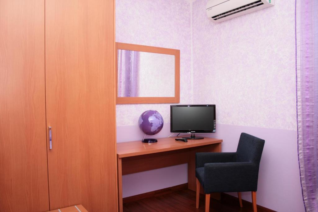 TV a/nebo společenská místnost v ubytování Elclaca