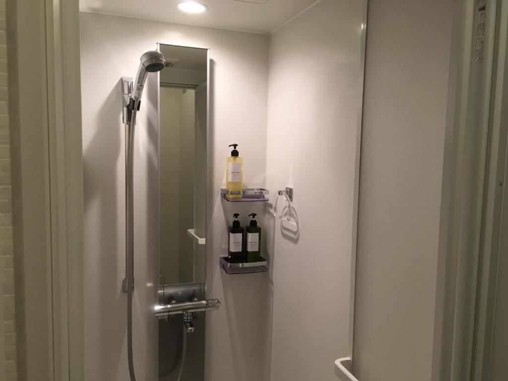 Koupelna v ubytování Guesthouse ORI ORI