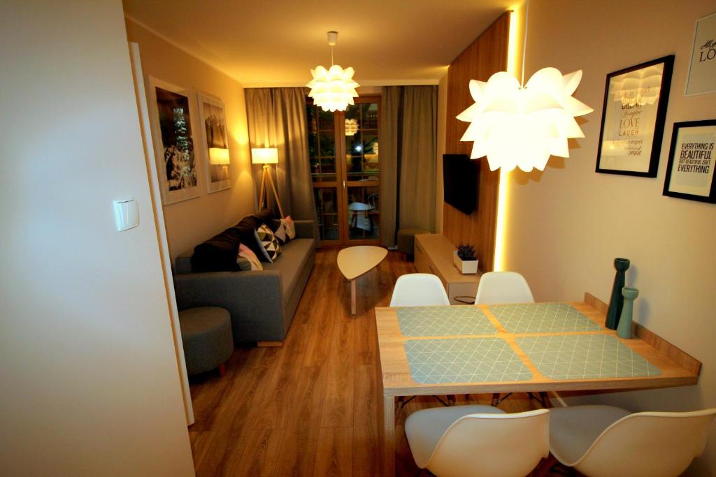 Posedenie v ubytovaní Apartamenty Podgorze