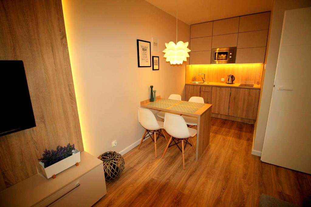 Kuchyňa alebo kuchynka v ubytovaní Apartamenty Podgorze