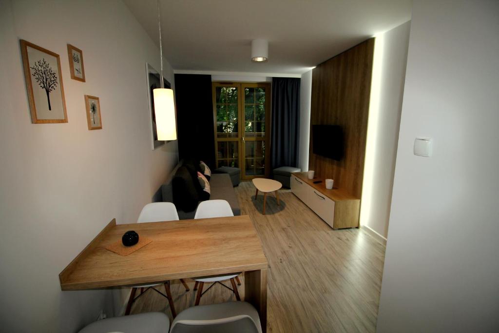 Posedenie v ubytovaní Apartamenty Podgorze