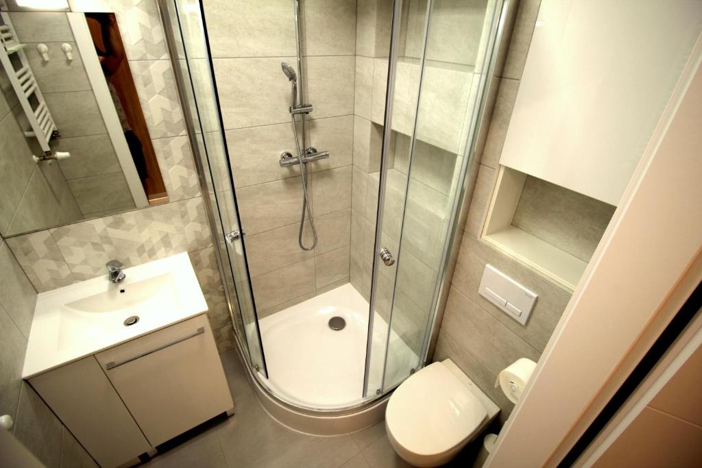 Kúpeľňa v ubytovaní Apartamenty Podgorze