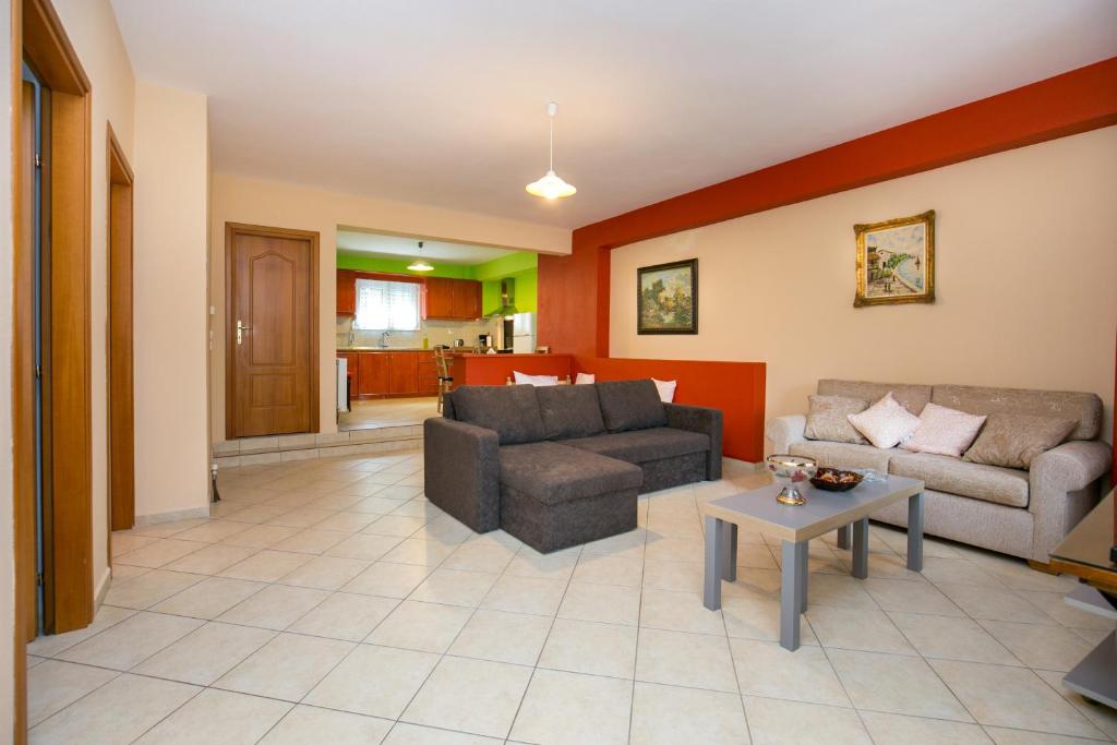 Posezení v ubytování Grande Apartments