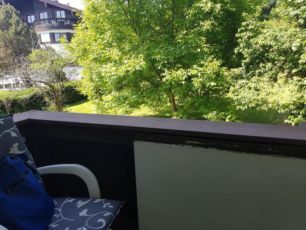 Balkón nebo terasa v ubytování Gästehaus Meran