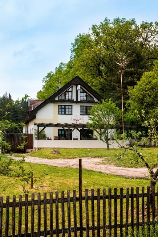 Zahrada ubytování Penzion U kostela Mláka