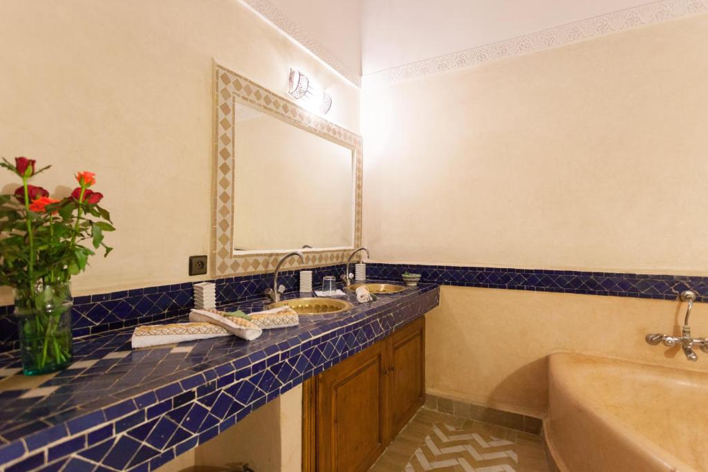 Koupelna v ubytování Riad Zanzibar