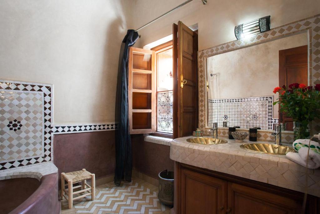 Koupelna v ubytování Riad Zanzibar
