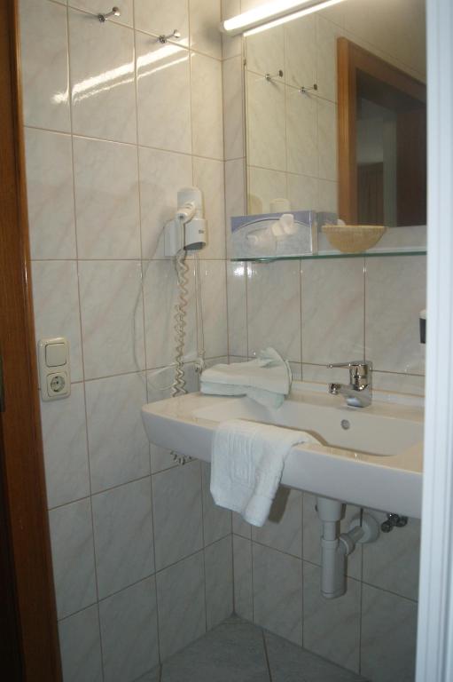 Kúpeľňa v ubytovaní Pension Pichler