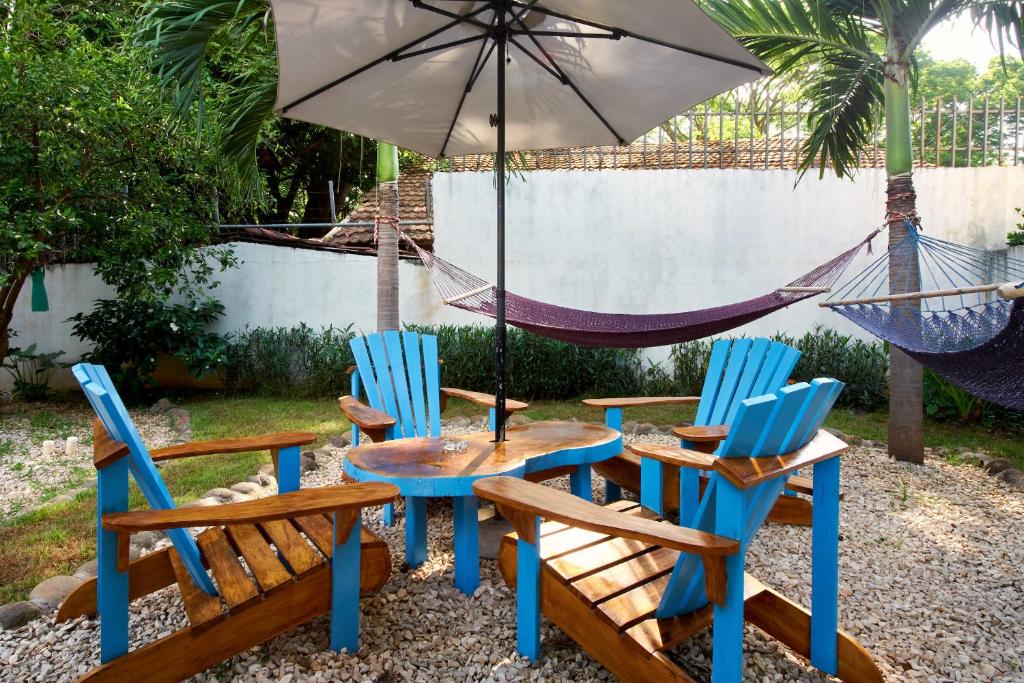 Zahrada ubytování Tamarindo Blue Apartments