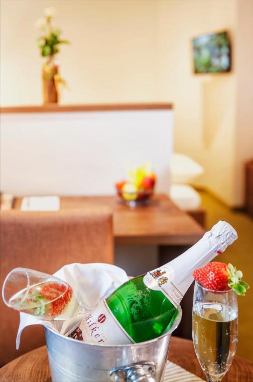 Nápoje v ubytování Hotel Hilker