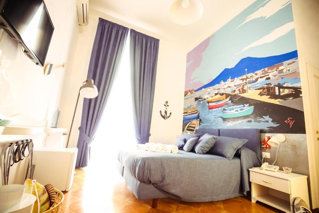 Posezení v ubytování NapoliMia Boutique Hotel