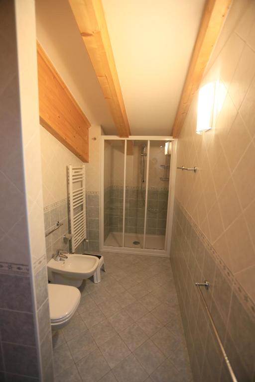 Koupelna v ubytování Hotel Miramonti