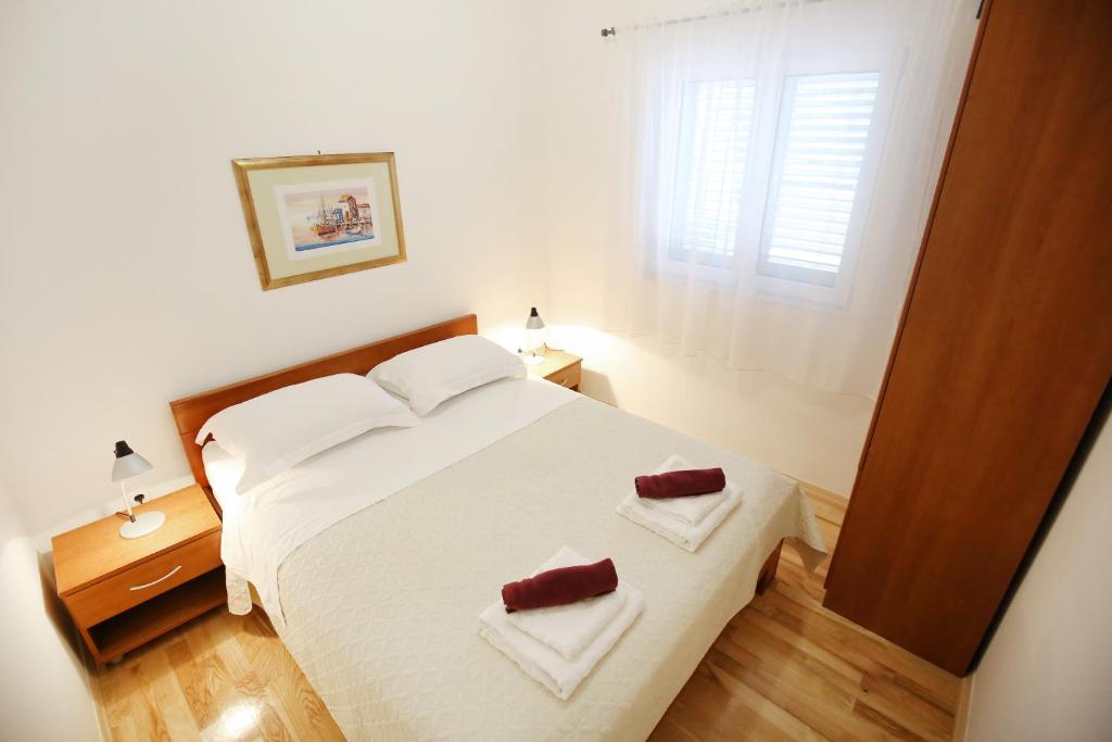 Łóżko lub łóżka w pokoju w obiekcie Villa Goga