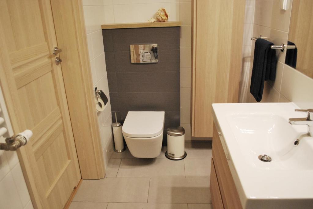 Kúpeľňa v ubytovaní ApartMorze apartamenty Fregata