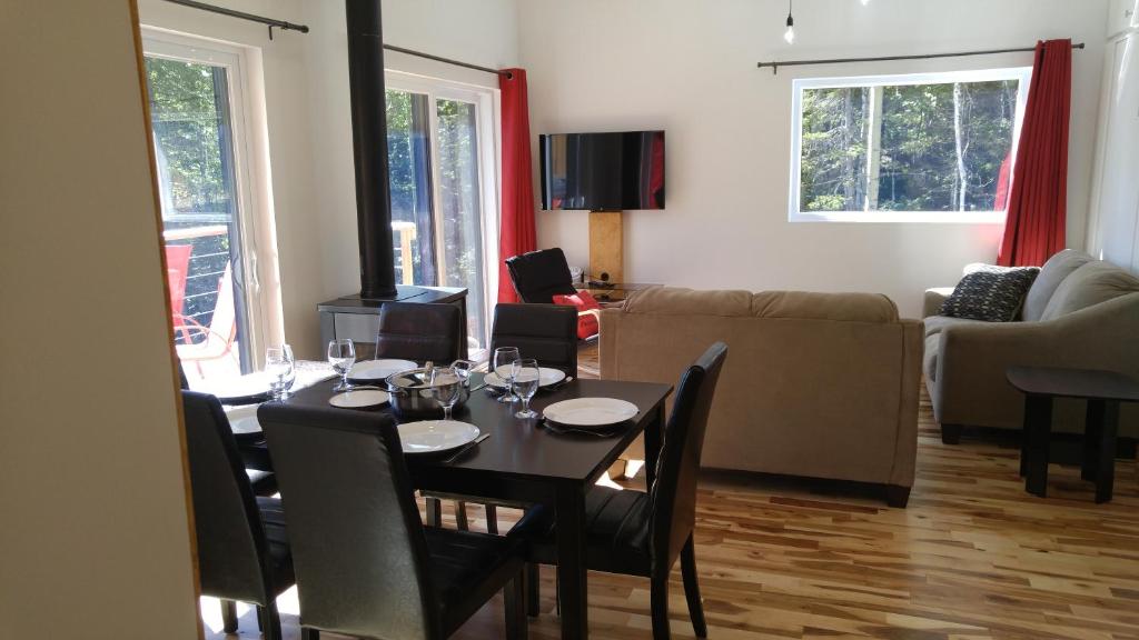 Posezení v ubytování Résidence touristique Lodge des Bois