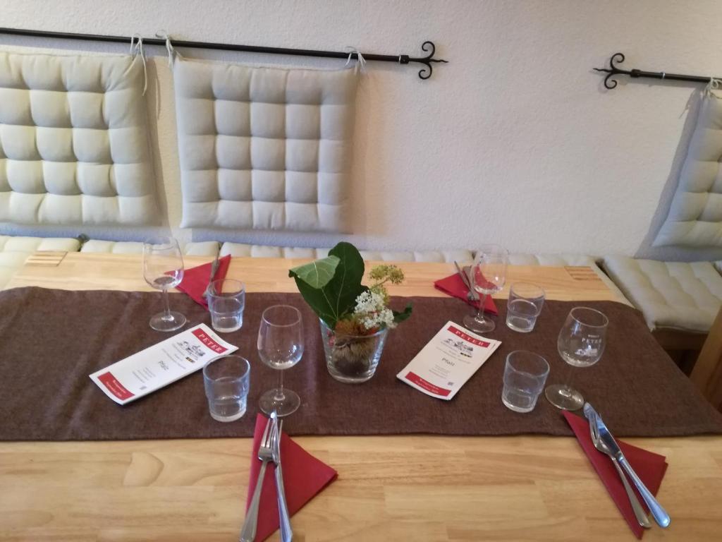 Nápoje v ubytování Gästezimmer / Weingut Peter