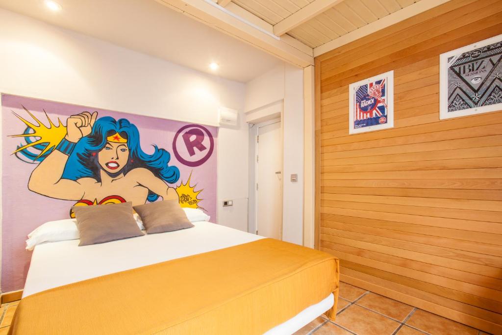 Postel nebo postele na pokoji v ubytování Ten Hostel
