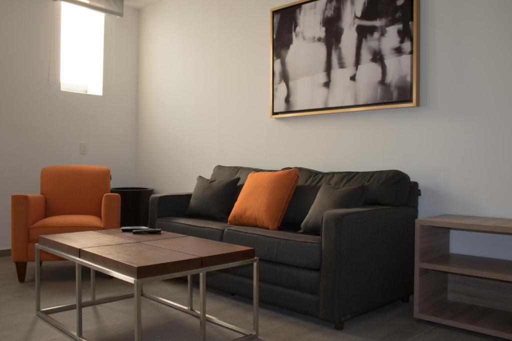 Posezení v ubytování Hangar Inn Guadalajara Aeropuerto