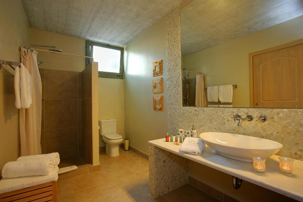 Koupelna v ubytování Ideales Resort