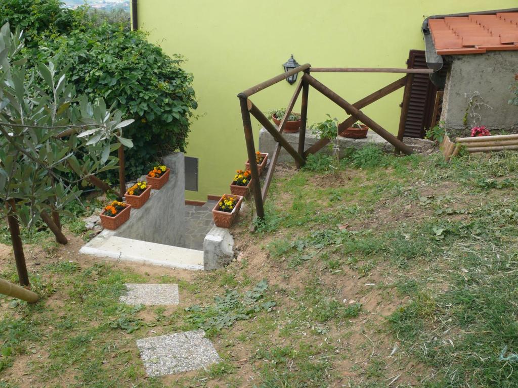 Zahrada ubytování Antica Bottega di Vinci