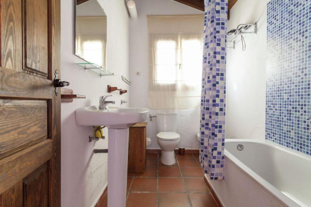 Kúpeľňa v ubytovaní Finca Montemateo