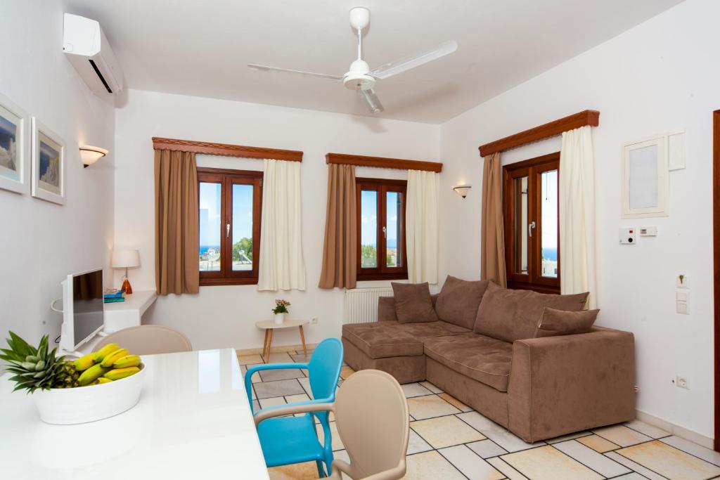 Posezení v ubytování La Noi Houses