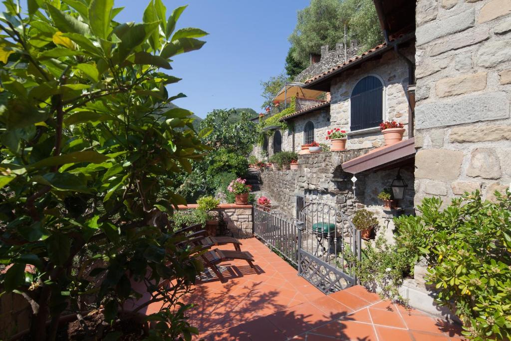 Zahrada ubytování B&B La Pulce Dorata