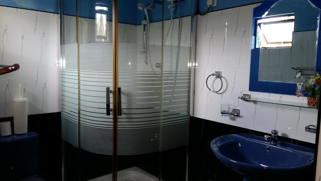 Koupelna v ubytování Basilico Homestay