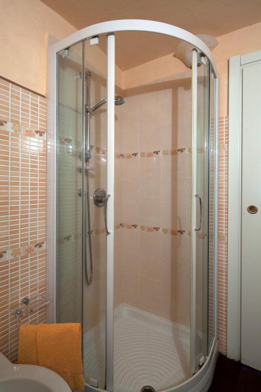 Koupelna v ubytování B&B La Pulce Dorata