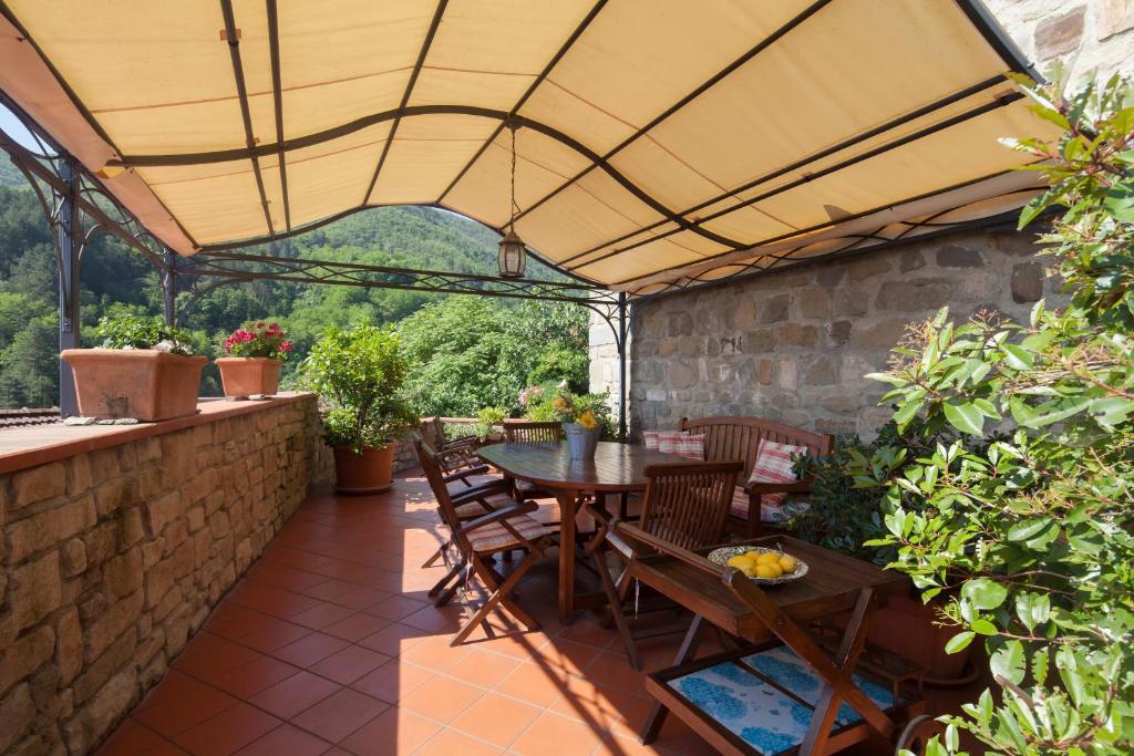 Zahrada ubytování B&B La Pulce Dorata