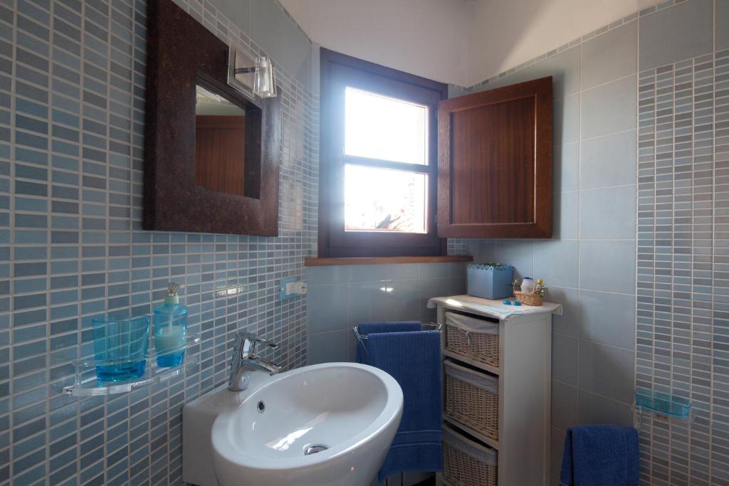 Koupelna v ubytování B&B La Pulce Dorata