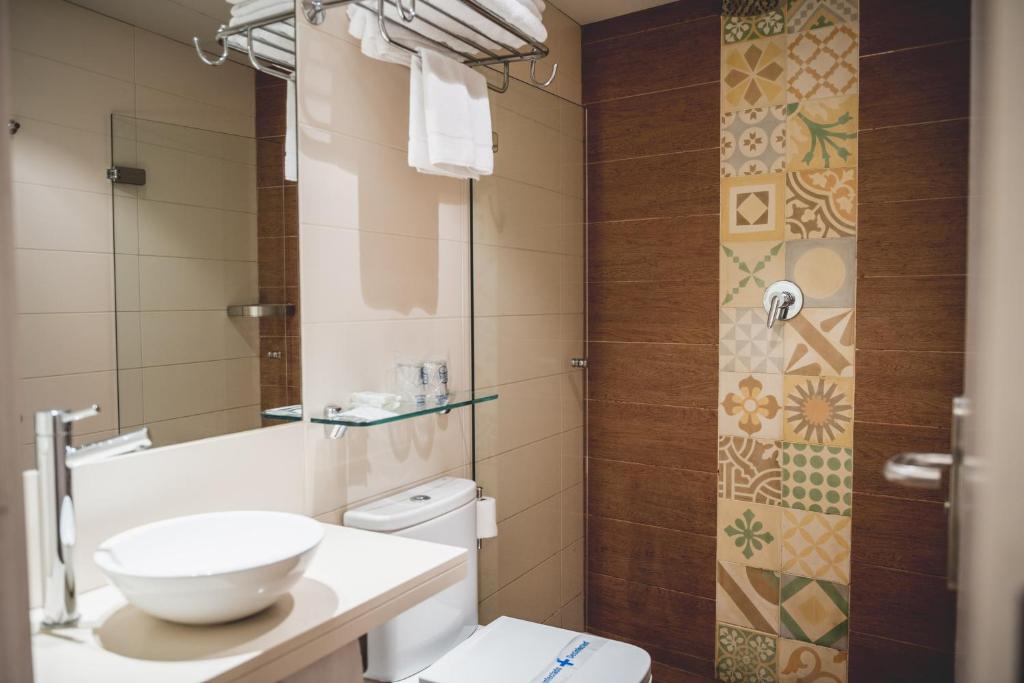 Kúpeľňa v ubytovaní Hostal Marenostrum