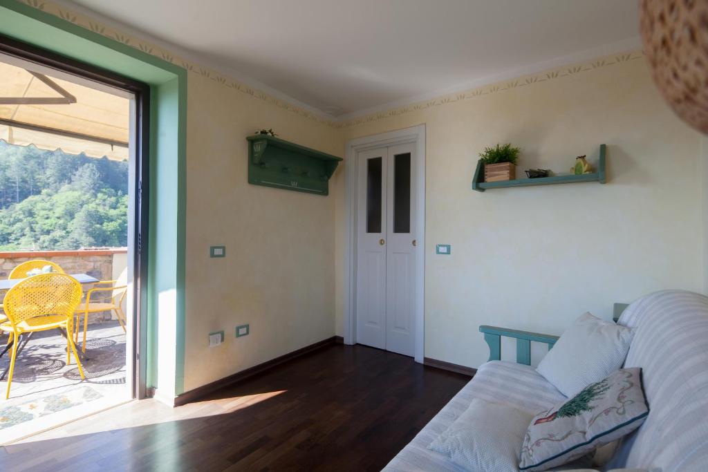 Posezení v ubytování B&B La Pulce Dorata