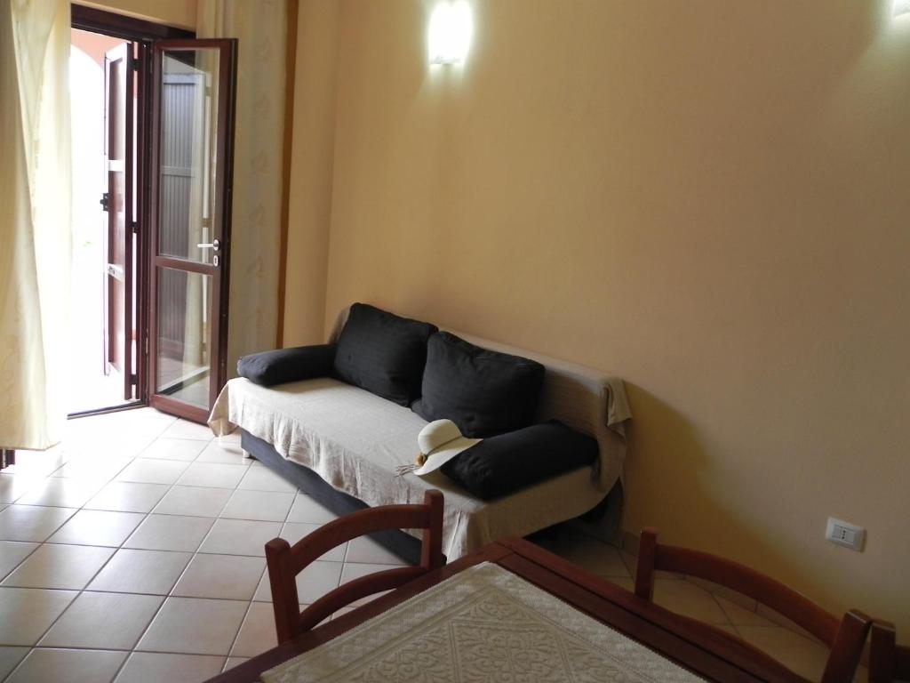 Posezení v ubytování Buggerru a Mare Residence