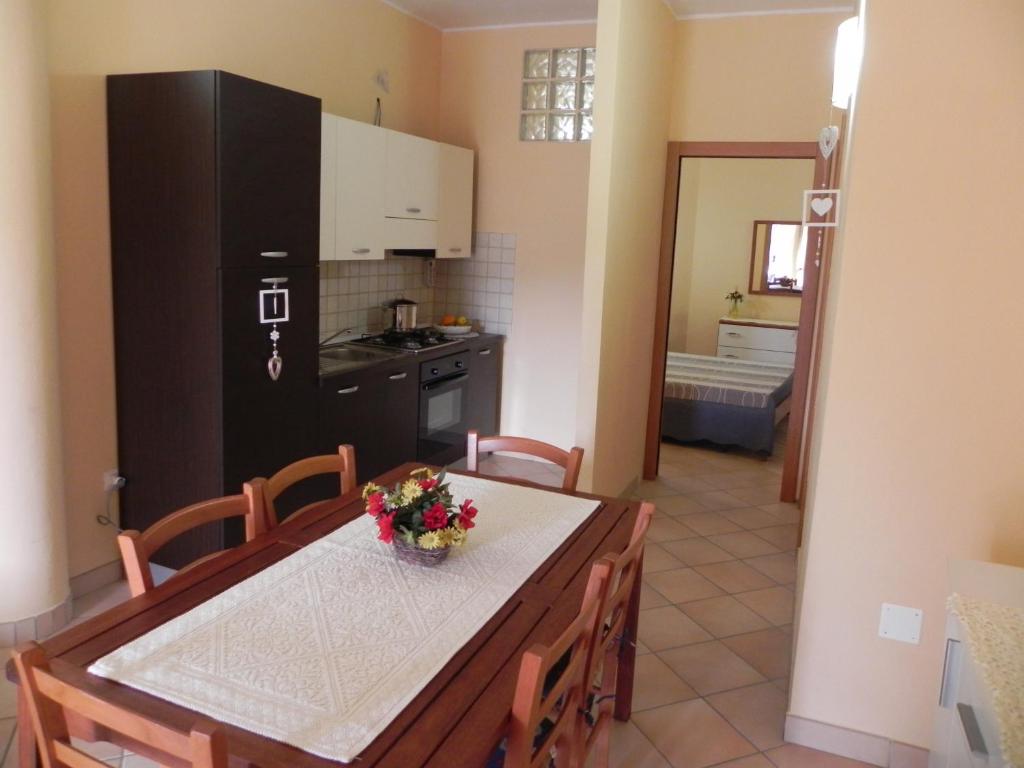 Kuchyň nebo kuchyňský kout v ubytování Buggerru a Mare Residence
