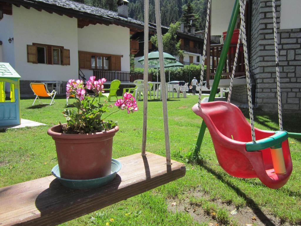 Zahrada ubytování Residence Delapierre
