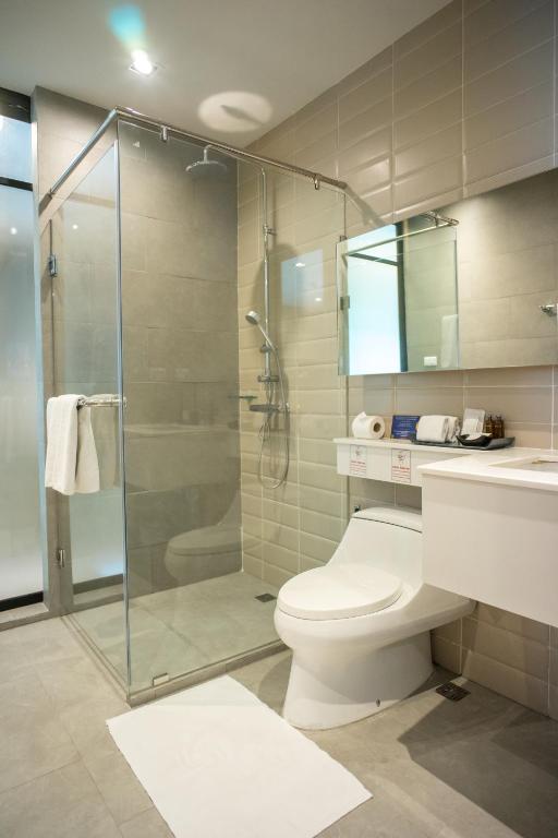 Koupelna v ubytování Sanae' Hotel Nimman